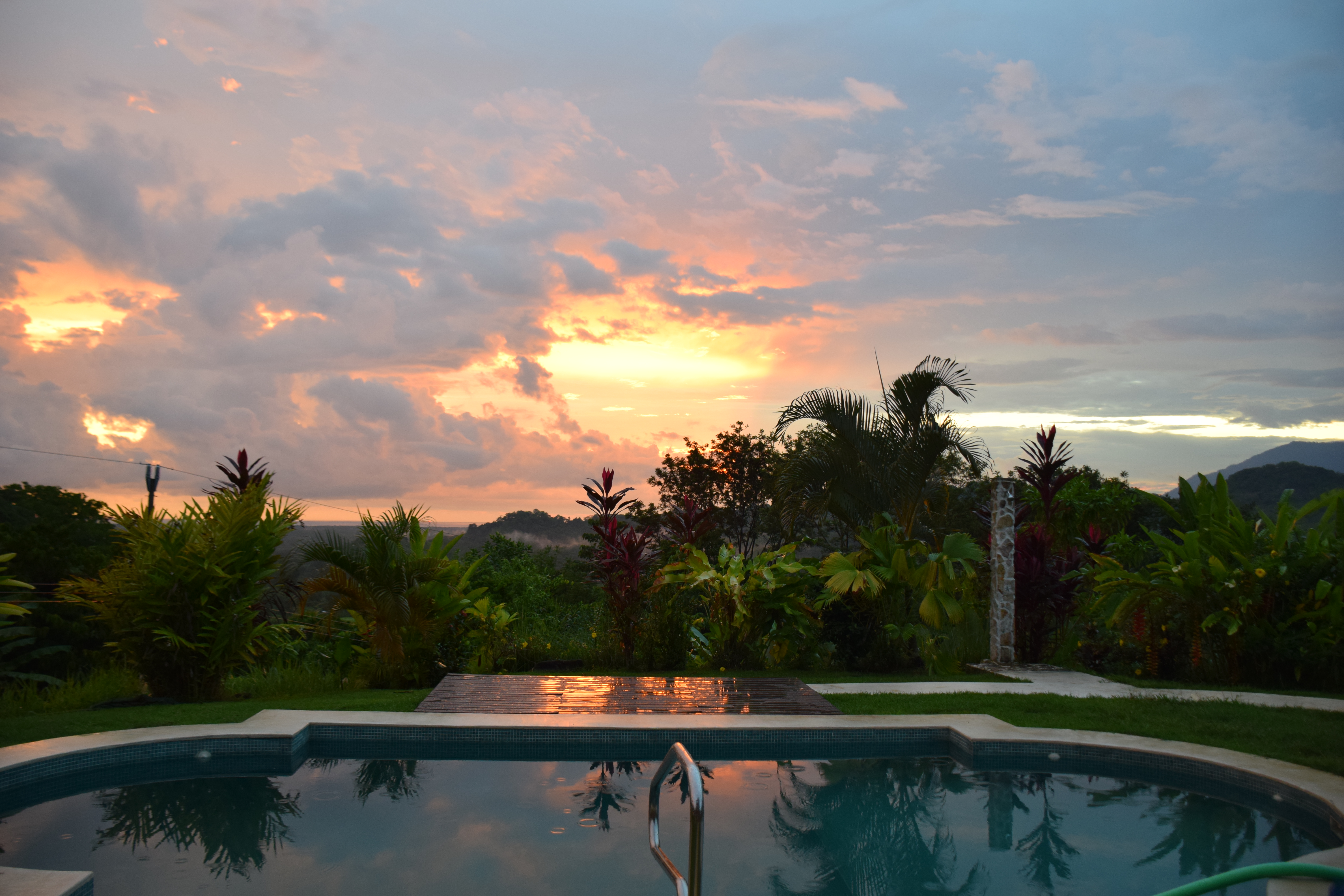 casa lapas sunset reflection